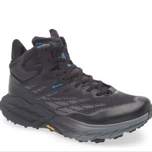 Hoka Speedgoat 5 Mid GTX Gore-Tex WATERPROOF Hiking Boots Black / Gray